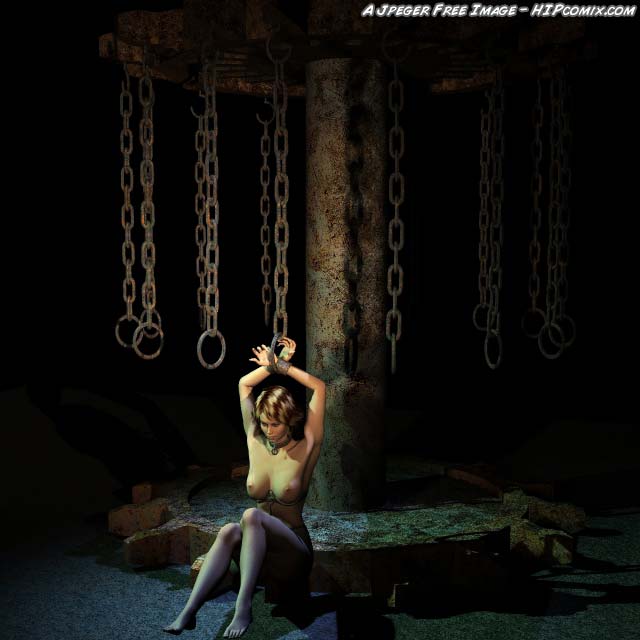 Woman Chained up.. there is room for many more!
