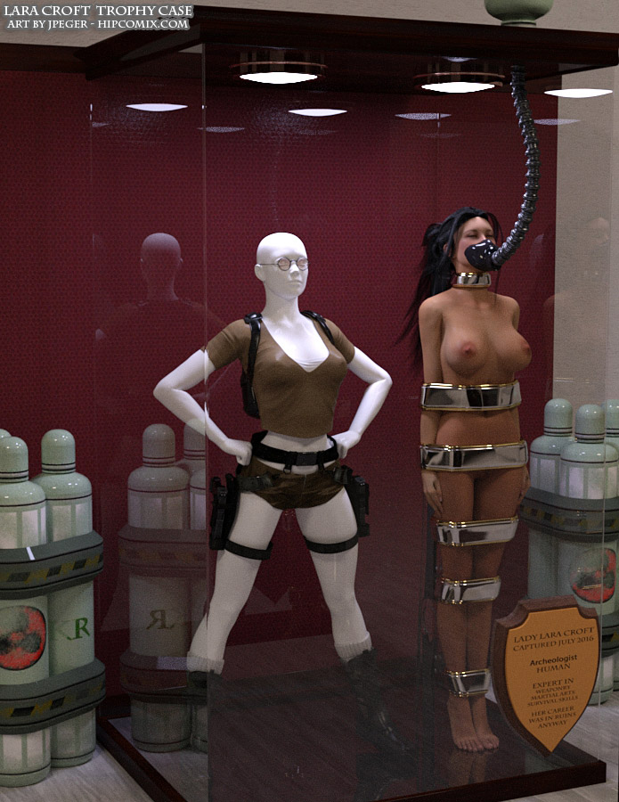 Lara Croft Trophy Case