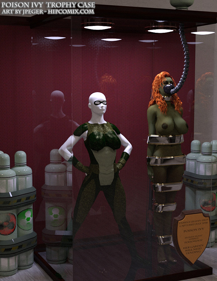 Poison Ivy Trophy Case