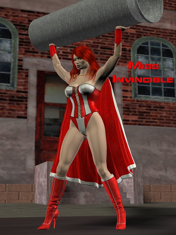 Miss Invincible - Heroine - Nigh Invulnerable. Just how nigh remains to be seen