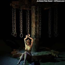 Woman Chained up.. there is room for many more!
