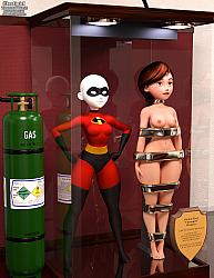 Elastigirl Trophy Case