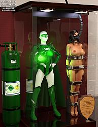 Green Lantern Trophy Case