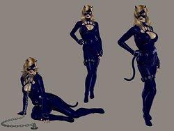 The Blue Kitty Kat - Villianess/Heroine - Cat Burglar. Good girl gone bad? Or Bad girl trying to be good?
